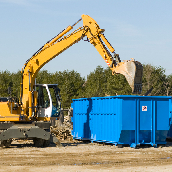 are there any restrictions on where a residential dumpster can be placed in Rockbridge MO